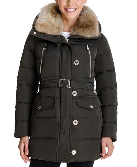 macy's Michael Kors puffer coat